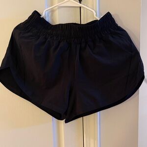 Lululemon Track That High Rise Short 3” Lined in Black